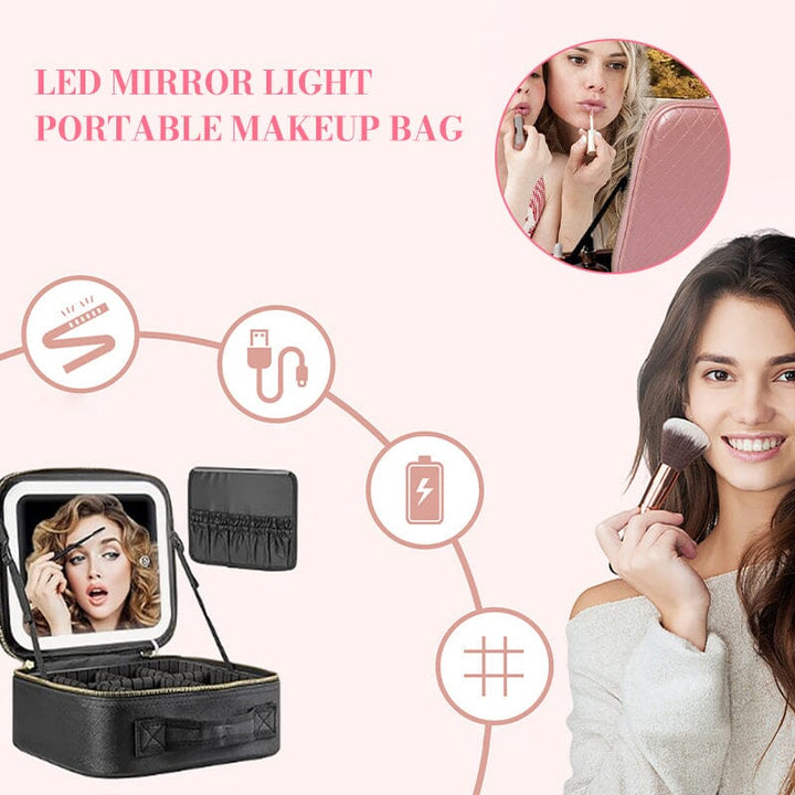 LED Lys Bærbar Sminkepung | Luvikno