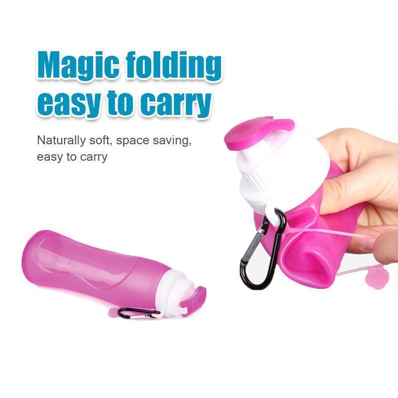 Foldbar silikon vannflaske | Luvikno