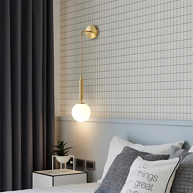 Moderne Glass Vegglampe for Stilige Boligområder | Luvikno