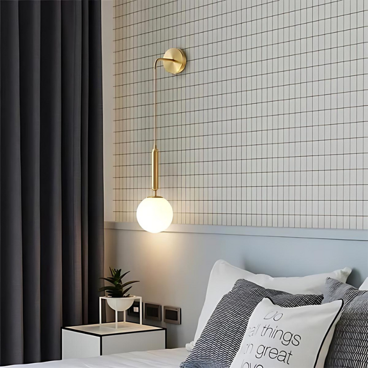 Moderne Glass Vegglampe for Stilige Boligområder | Luvikno