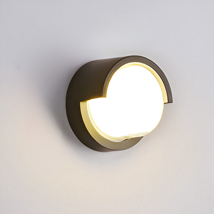 Vanntett utendørs LED-vegglampe med bevegelsessensor | Luvikno