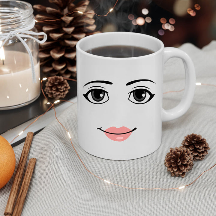 Emoji Printet Keramisk Krus | Luvikno