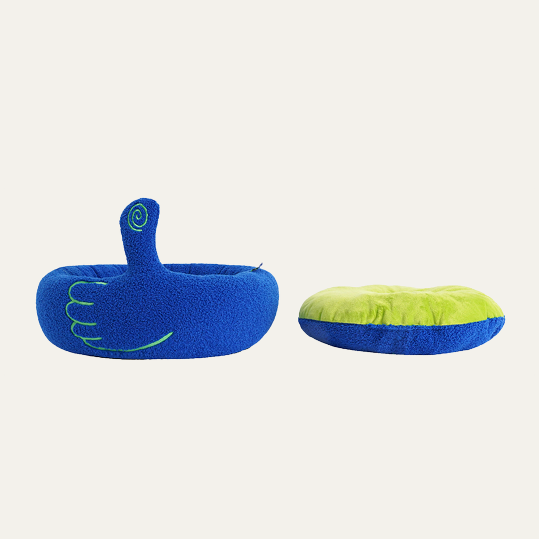 Pawsome Gesture Katt- og Hundeforingseng Koselig Plysj Hund Katt Seng Avtagbar Pute | Luvikno