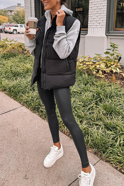 Luvik | Väri muotitietoisen rentoa tyyliä puuvillaliivi takki