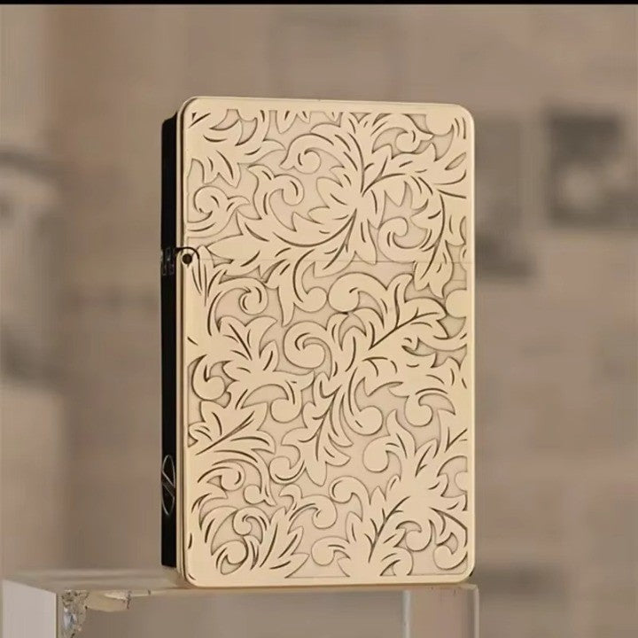 Klassisk Vintage Messing Vindproof Zippo | Luvikno