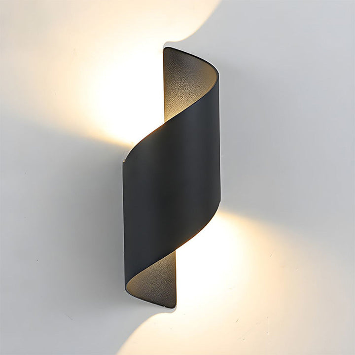 LED Vegglampe med minimalistisk aluminiumsdesign Luvikno
