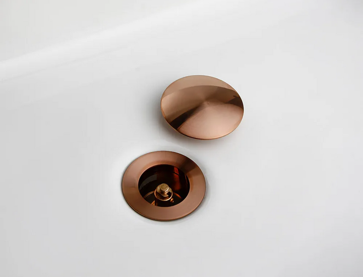 Bagnolux Rose Gold Sink Drain Valve Luvikno