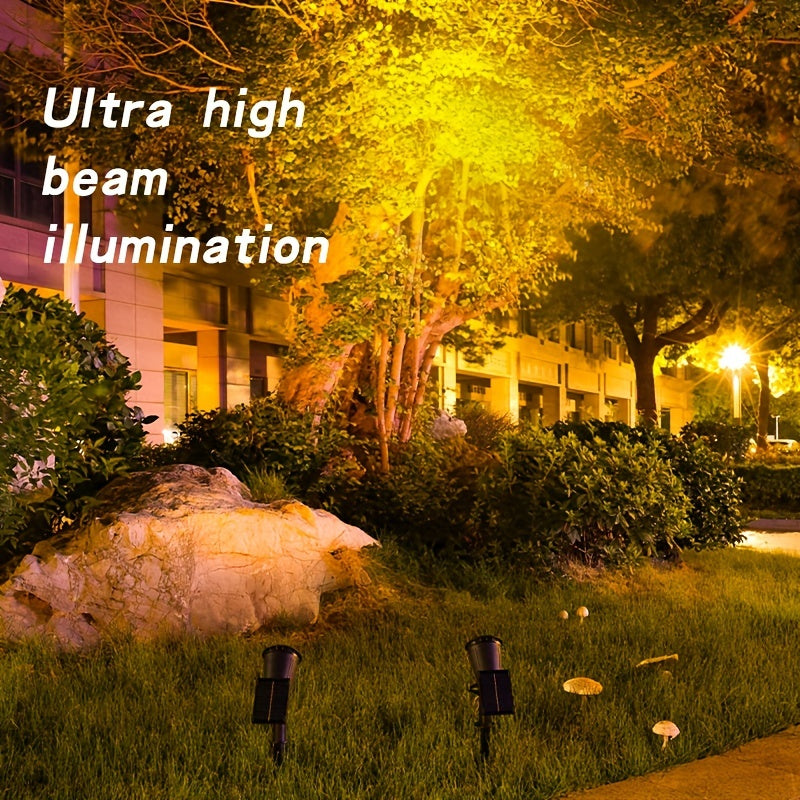 SolarLuxe Spotlight - Bærekraftig 9LED Hagebelysning | Luvikno