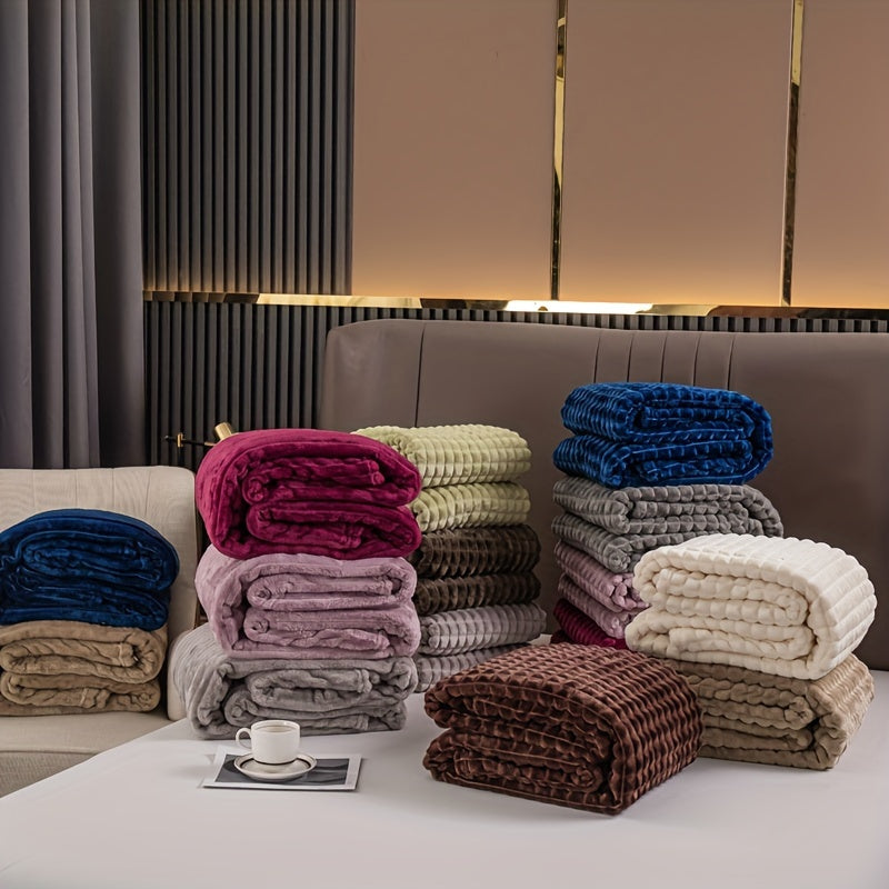 FlannelLuxe – Mykt Fleece Teppe for Comfort Luvikno