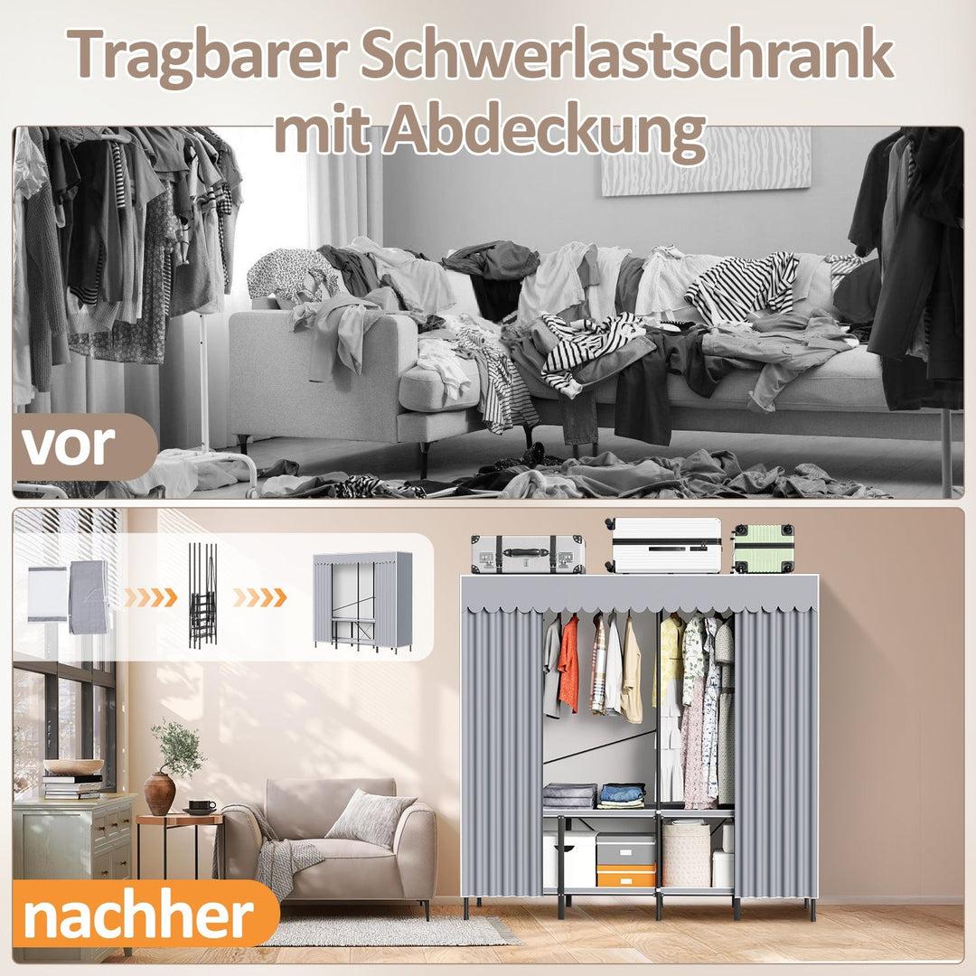 Foldbar garderobe soveromskap | Luvikno