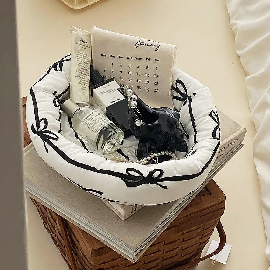 Ribbon Stripe Basket | Luvikno