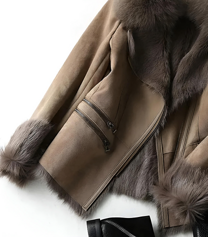 Luvik | Talvitakki tyylikkäällä kauluksella talveksi