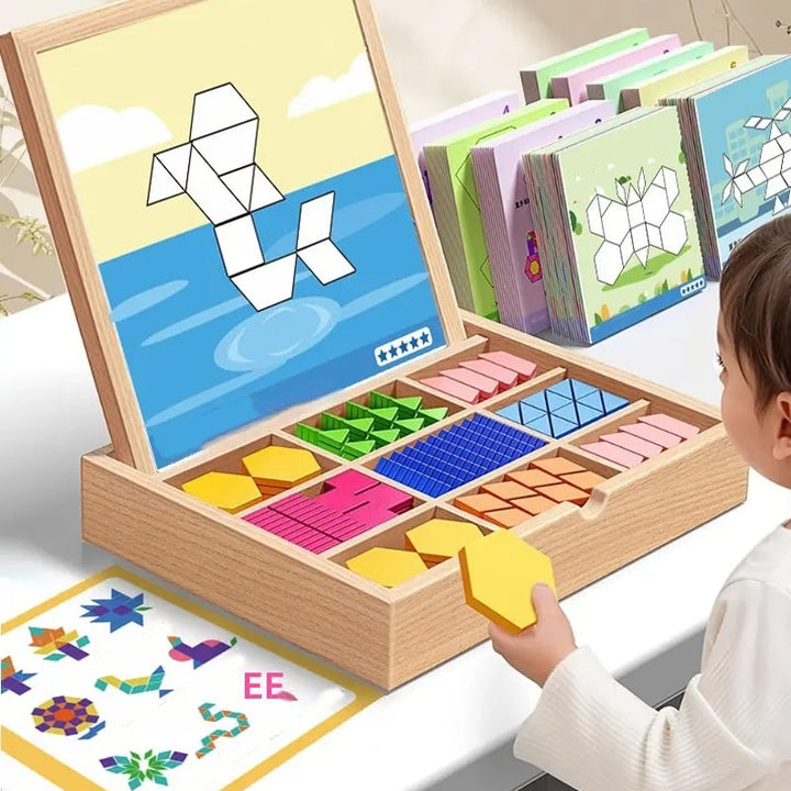 PlayMagix – Fremme kreativitet og kognitive ferdigheter med magnetiske trebyggesteiner Luvikno