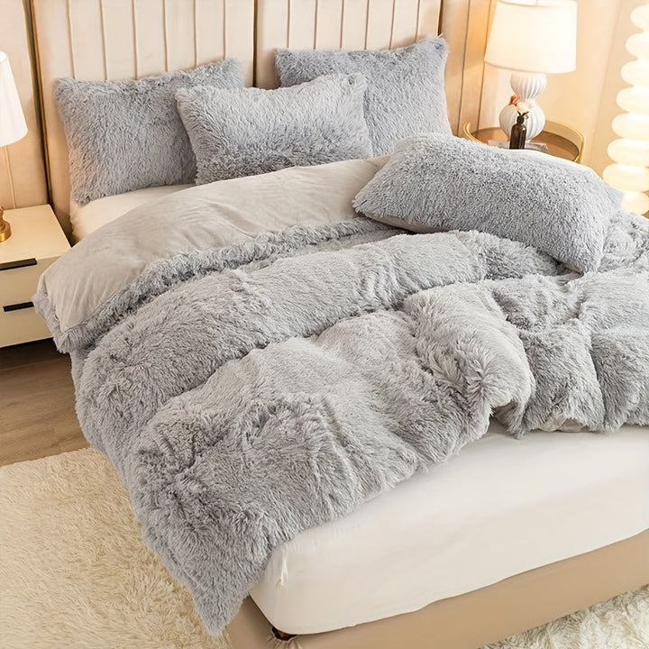 Luvikno | Ultra Soft Plush Duvet Cover Set with Zipper - Luksus & Komfort