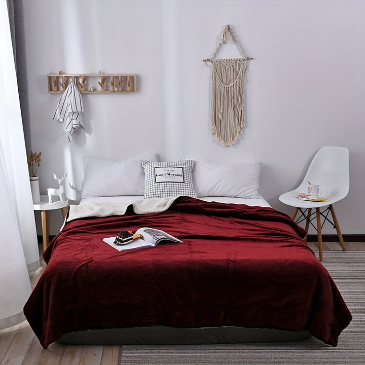 LuxeFlannel – Dobbelt-sidig Sherpa Teppe for Ultimat Komfort Luvikno