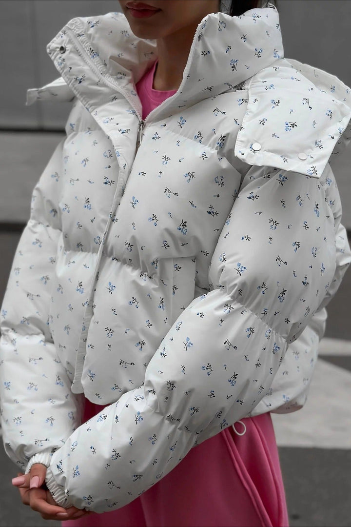 Luvik | Trykt Puffy Puffer Jakke