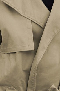 Luvik | Khaki Belte Trench Jakke