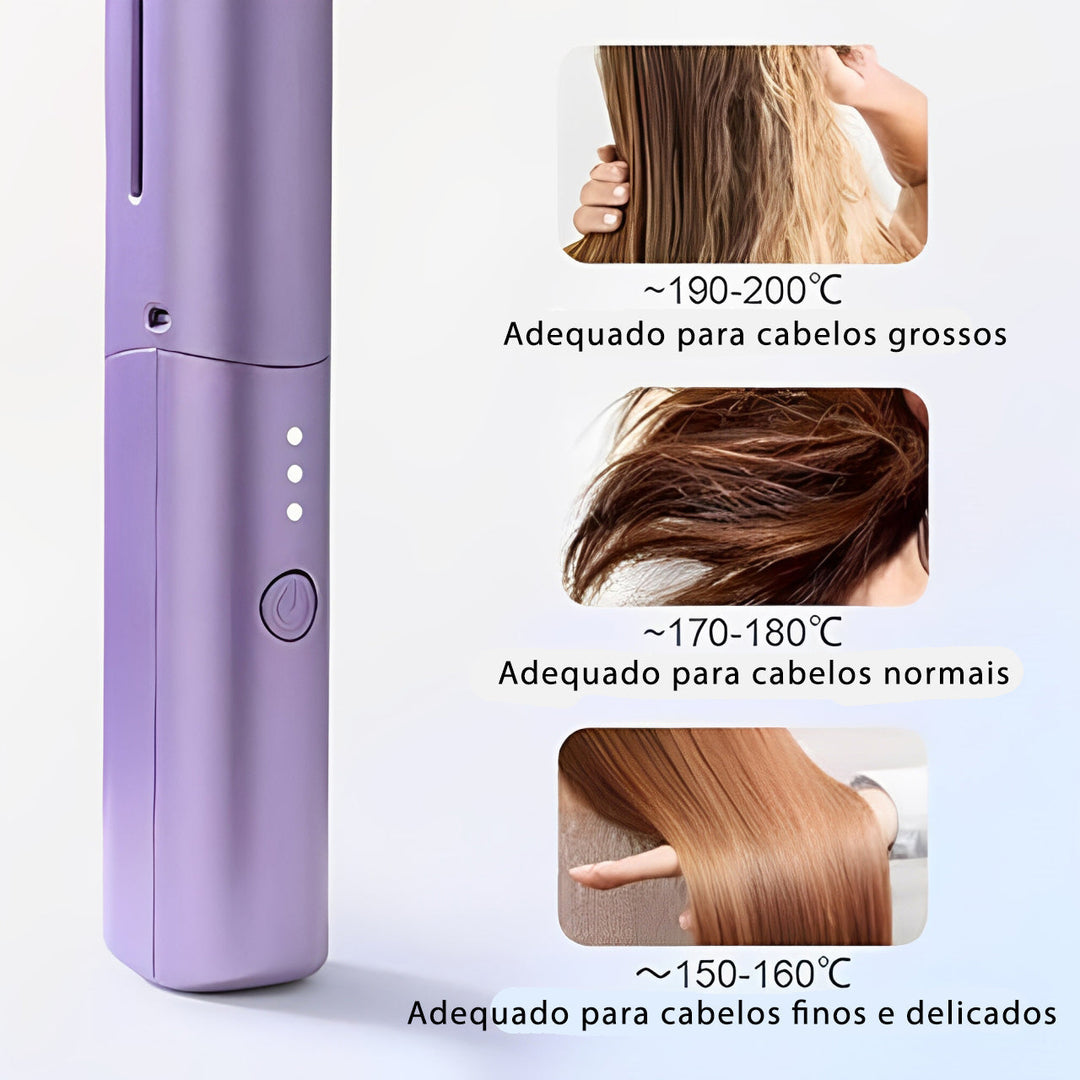 Luvikno | Glatzza Mini-Glattbørste — Silky smooth drømmehår på 60 sekunder som fanger alles blikk!