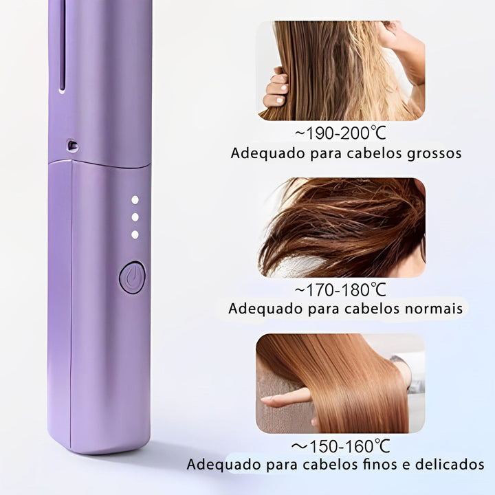 Luvikno | Glatzza Mini-Glattbørste — Silky smooth drømmehår på 60 sekunder som fanger alles blikk!