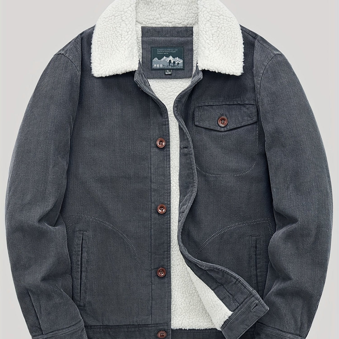 Luvik | Fleece jakke med knapp
