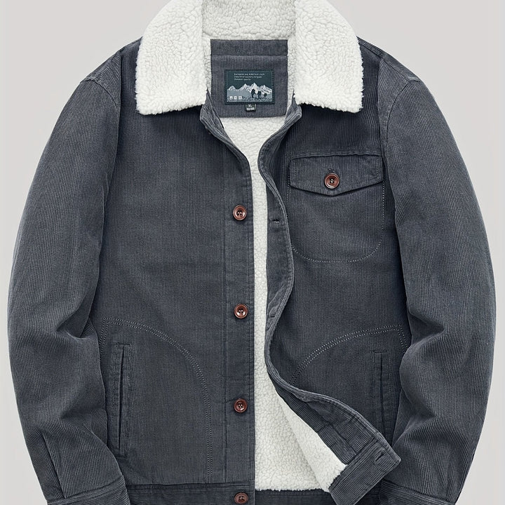 Luvik | Fleece jakke med knapp