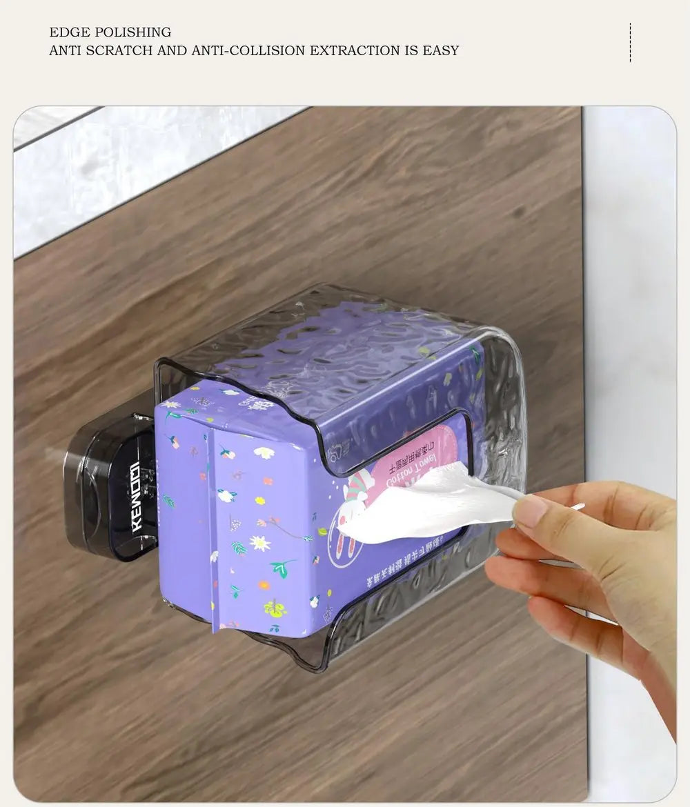 Luvikno | GlowFix Vegg Tissue Holder — Ikke mer kaos, badet ditt vil være stilfullt, rent og helt avslappende!