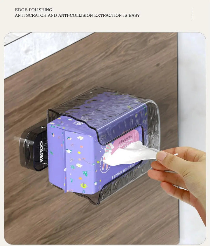 Luvikno | GlowFix Vegg Tissue Holder — Ikke mer kaos, badet ditt vil være stilfullt, rent og helt avslappende!