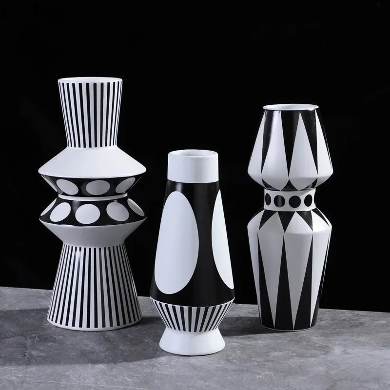 Moderne geometriske vase Luvikno