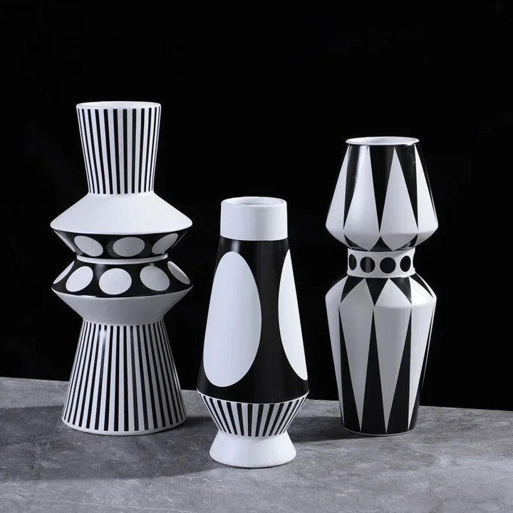 Moderne geometriske vase Luvikno