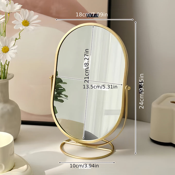 360° Look – Elegant Sminkespeil for Alle Vinkler Luvikno