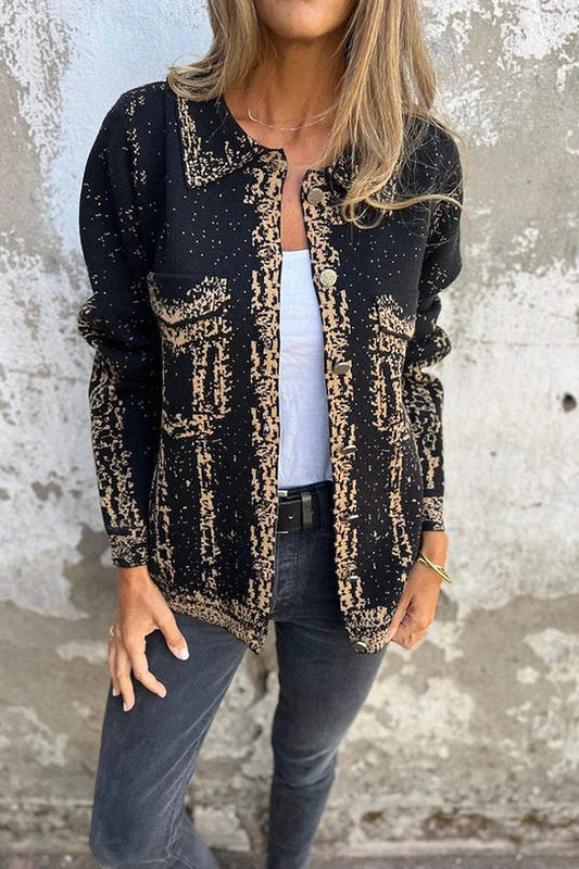 Luvik | Kääntömetallisolki rento löysä takki