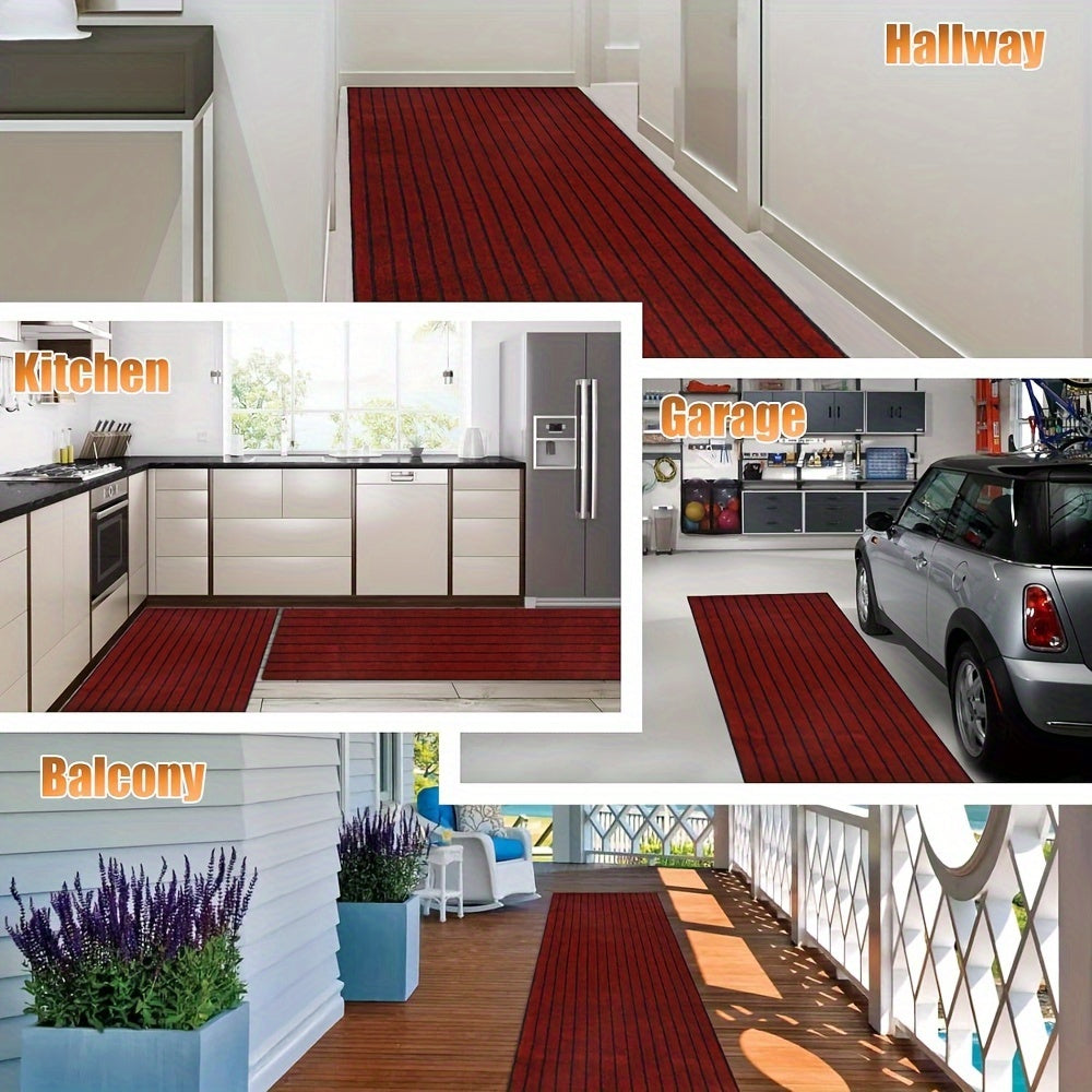 Non-Slip & Washable Runner for Indoor and Outdoor - GripLuxe | Luvikno