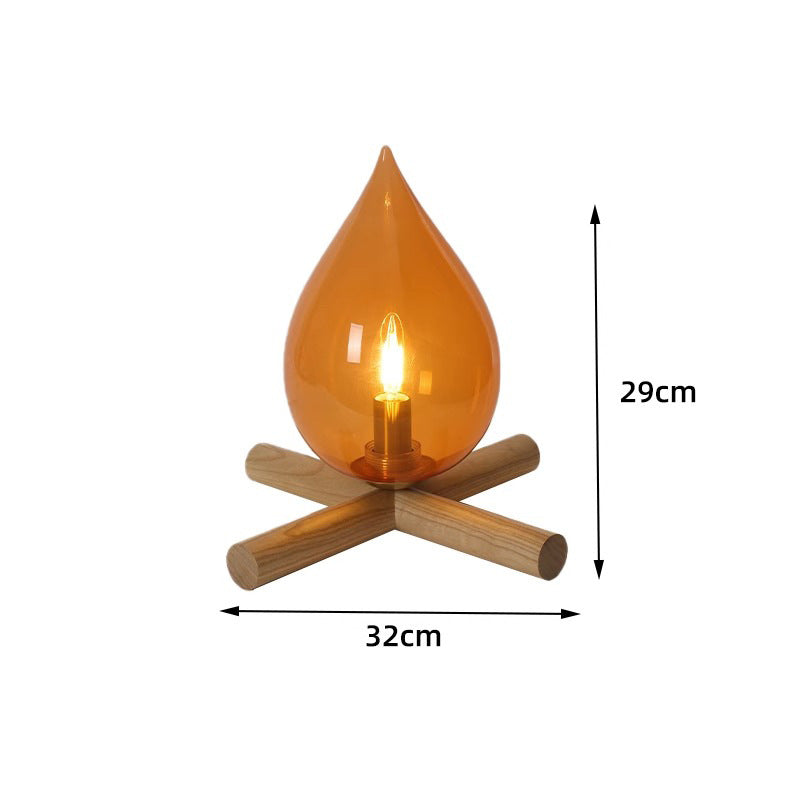 FlameAura Lampe - Realistisk Flammeeffekt | Luvikno