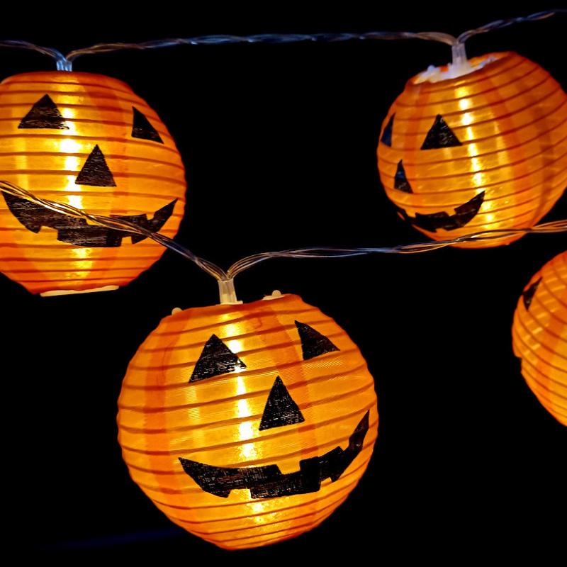 Luvikno | PumpkinBlaze Lyskjeder — Forvandle Halloween-kvelden din til et magisk hav av lys som fanger alles blikk!