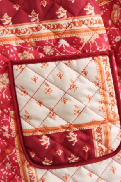 Luvik | Tulostettu puuvillatakki