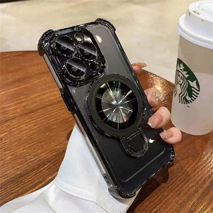 Premium magnetisk iPhone-deksel med MagSafe stativ og sjokkbeskyttelse Luvikno
