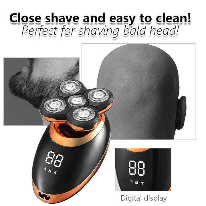 5 i 1 Oppladbar Elektrisk Barbermaskin Pro | Luvikno