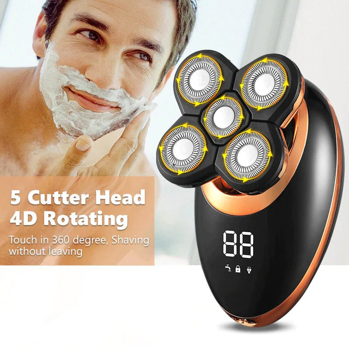 5 i 1 Oppladbar Elektrisk Barbermaskin Pro | Luvikno