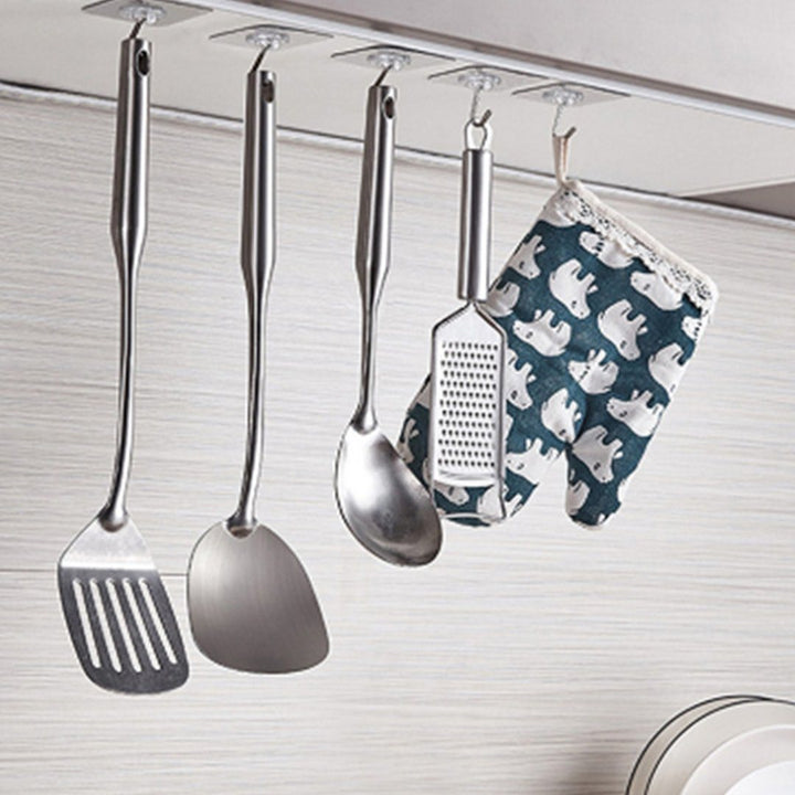 5Pcs/pakk Transparent Sterk Selvklebende Vanntett Vegghook | Luvikno