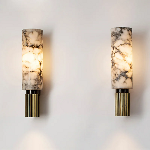 Luvikno | Stylish Marmor Vegglampe - For Luksuriøst og Atmosfærisk Interiør
