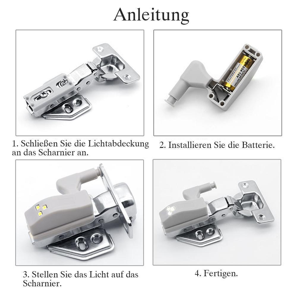 Bequee Super Bright LED Hinge Light (10 Pieces) | Luvikno