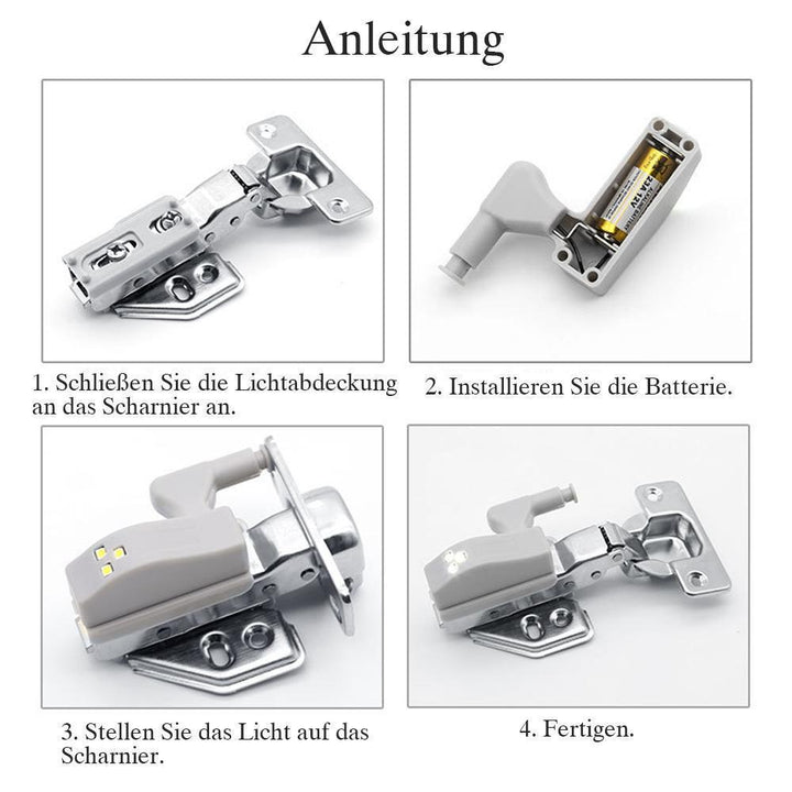 Bequee Super Bright LED Hinge Light (10 Pieces) | Luvikno