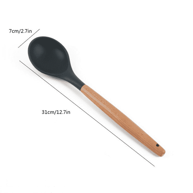 9 Pcs Silikon Kjøkkenredskaper Sett | Luvikno