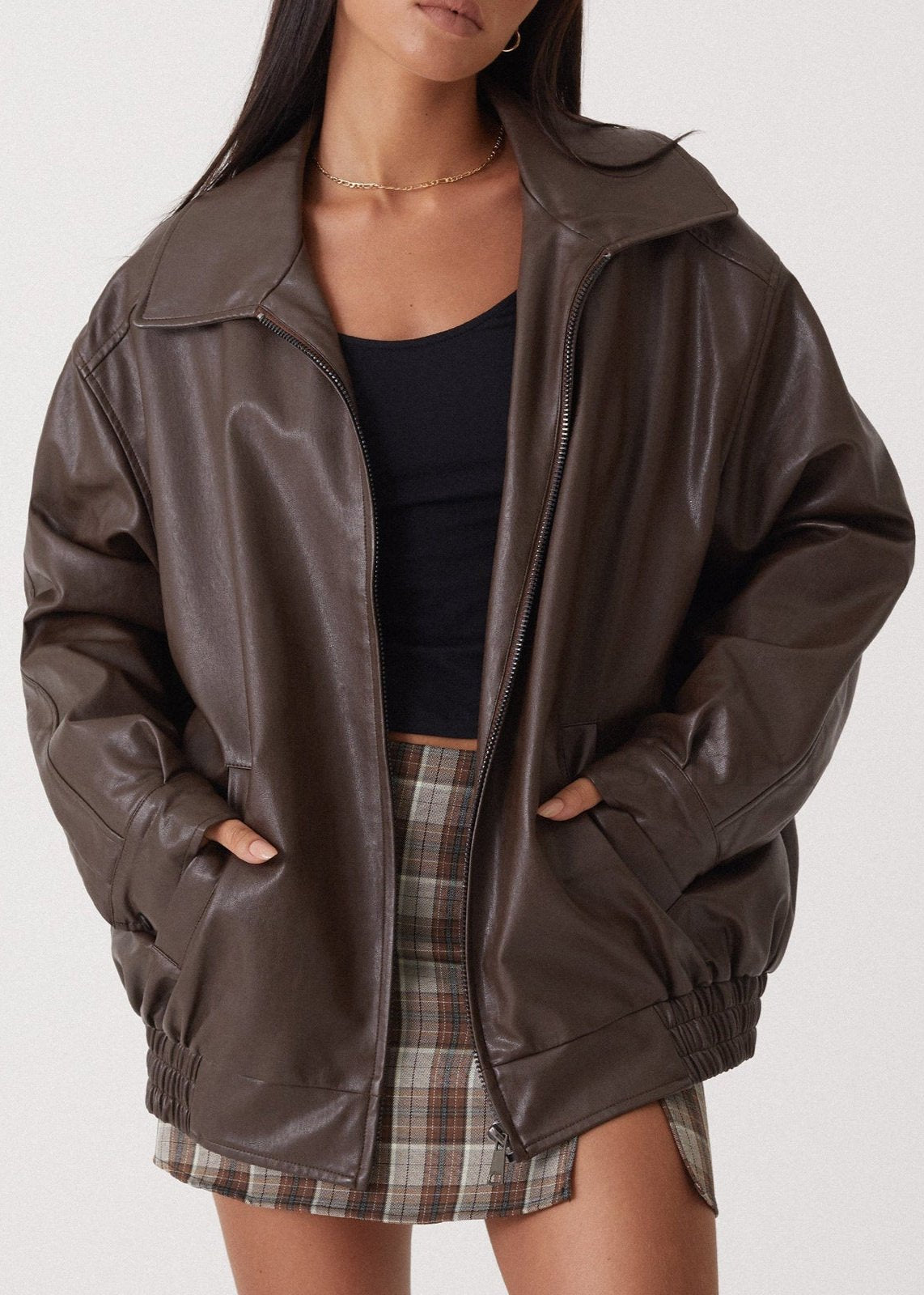 Luvik | Nahk jacket - Lokomotiivi-innoittama tyyli