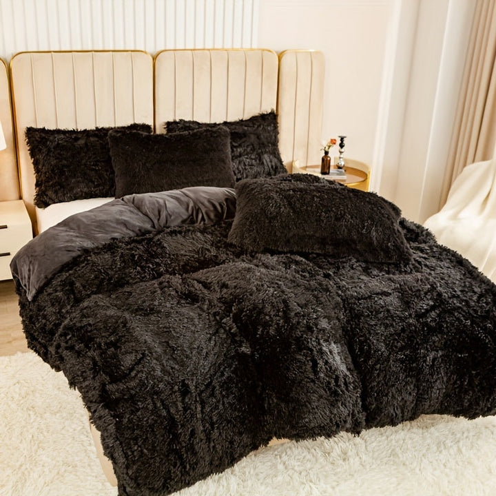 Luvikno | Ultra Soft Plush Duvet Cover Set with Zipper - Luksus & Komfort