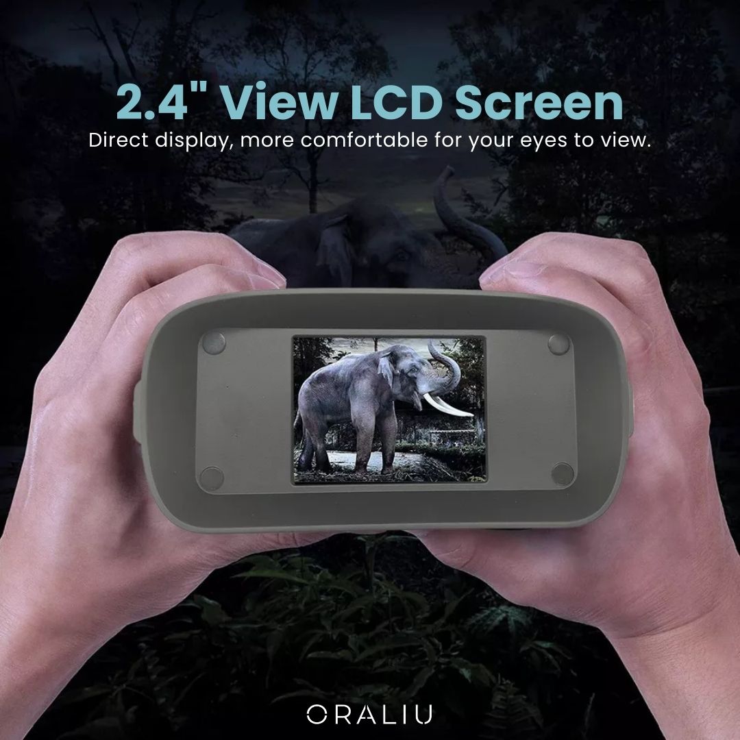 Luvikno | Digitale Nattkikkerter – 5x Zoom, Infrarød, HD Kvalitet