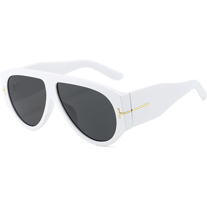 Oversized UV400 Aviator Solbriller Luvikno