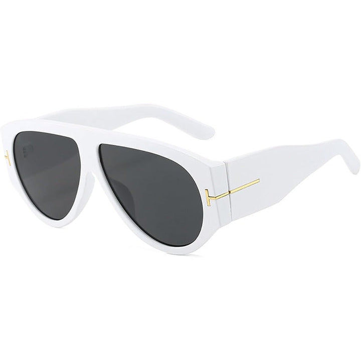 Oversized UV400 Aviator Solbriller Luvikno