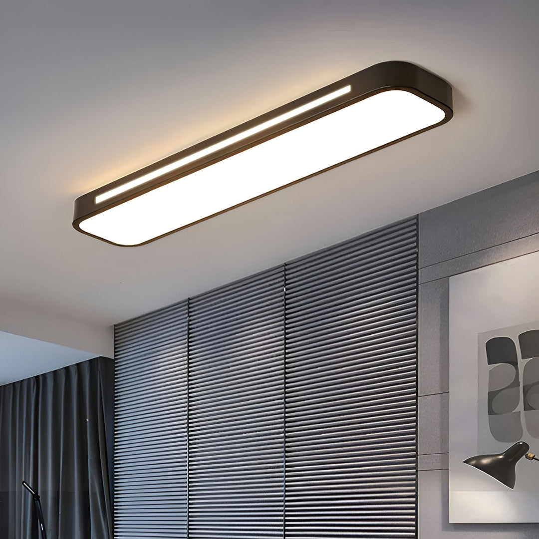 Rektangulær Taklampe – Klare Linjer & Moderne Design | Perfekt for Stue og Spisekrok | Luvikno