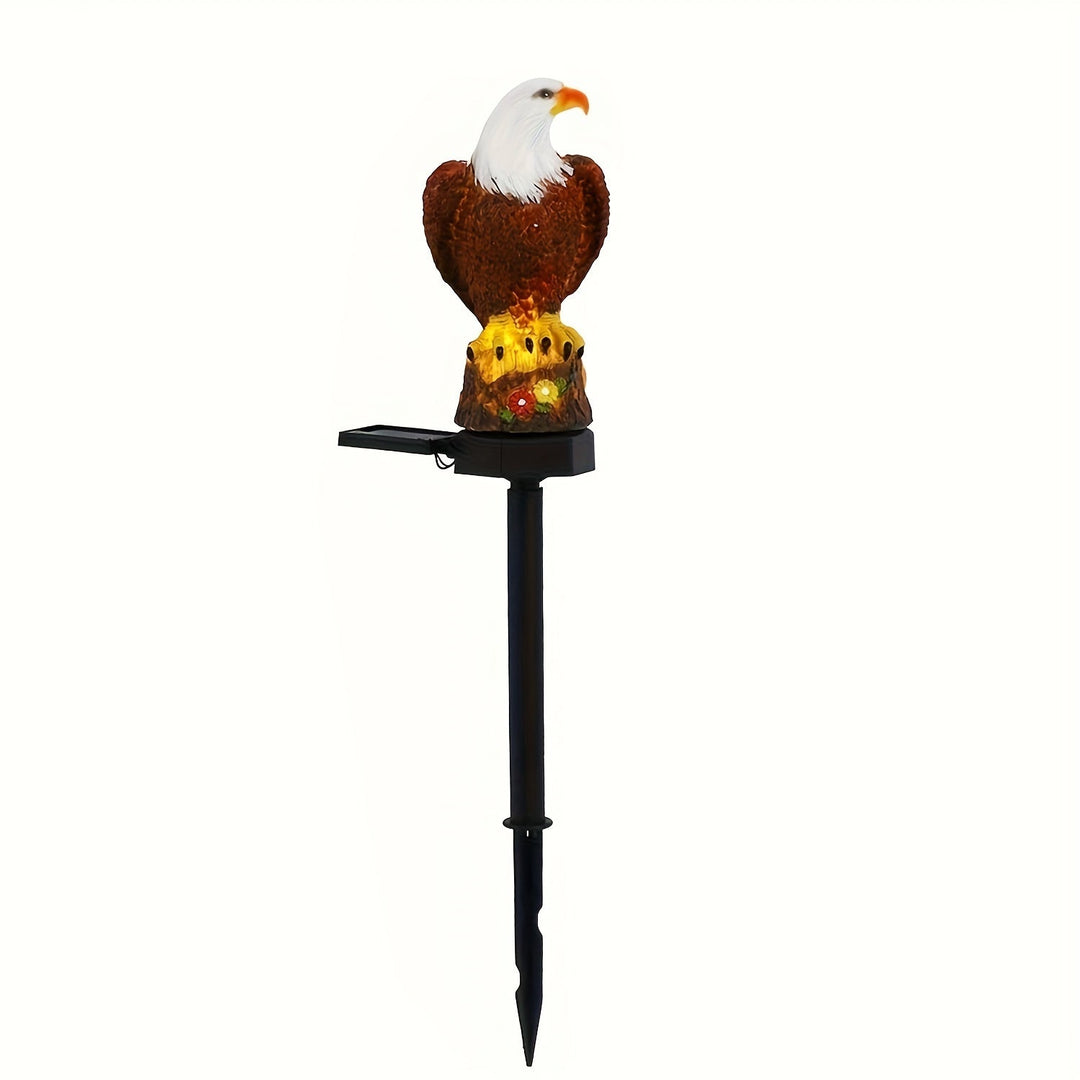 SolarGlow Eagle - Stilig Sollampe for Hagebelysning | Luvikno